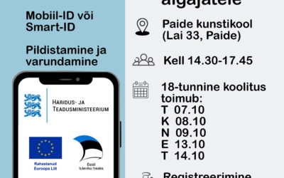 Tasuta koolitused kunstikooli majas